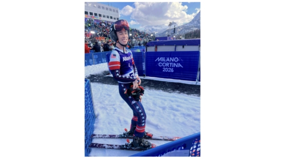 Park City's Michael O'Hearn after his first Paralympic start in the GS at the Milan Cortina Games.