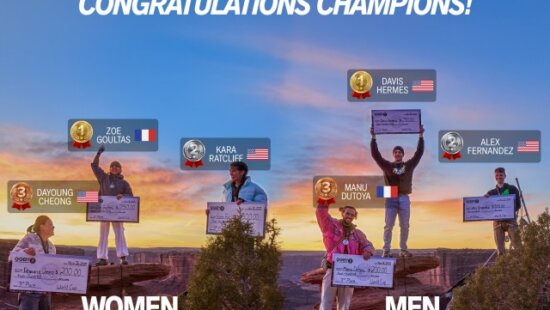Slackline World Cup in Utah, podium placements