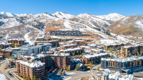 An aerial view of the Canyons Village resort area in Summit County. Deputy County Attorney Dave Thomas told the Snyderville Basin Planning Commission on Tuesday that the area is less than half built out.