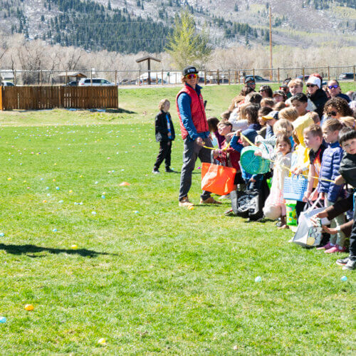 Basin Rec Hosts Easter Egg Scramble at Willow Creek Park