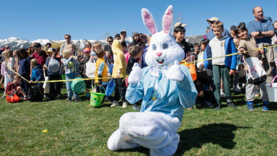 Basin Rec Hosts Easter Egg Scramble at Willow Creek Park