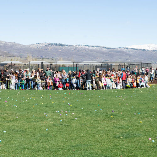 Basin Rec Hosts Easter Egg Scramble at Willow Creek Park