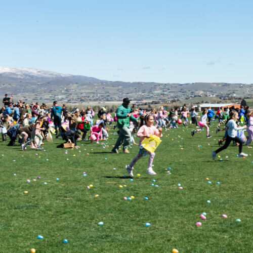 Basin Rec Hosts Easter Egg Scramble at Willow Creek Park