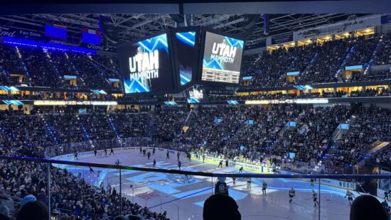 The Delta Center was the place to be on Monday for Game 4, Round 1 of the Stanley Cup Playoffs between the Utah Mammoth and the Vegas Golden Knights, but not for the early-to-bedder as the match went into overtime.