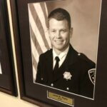 A portrait of Wasatch County Sheriff Jared Rigby hangs in the sheriff’s office in December 2021.