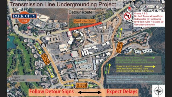 Construction on Kearns Blvd will impact drivers through mid-May.