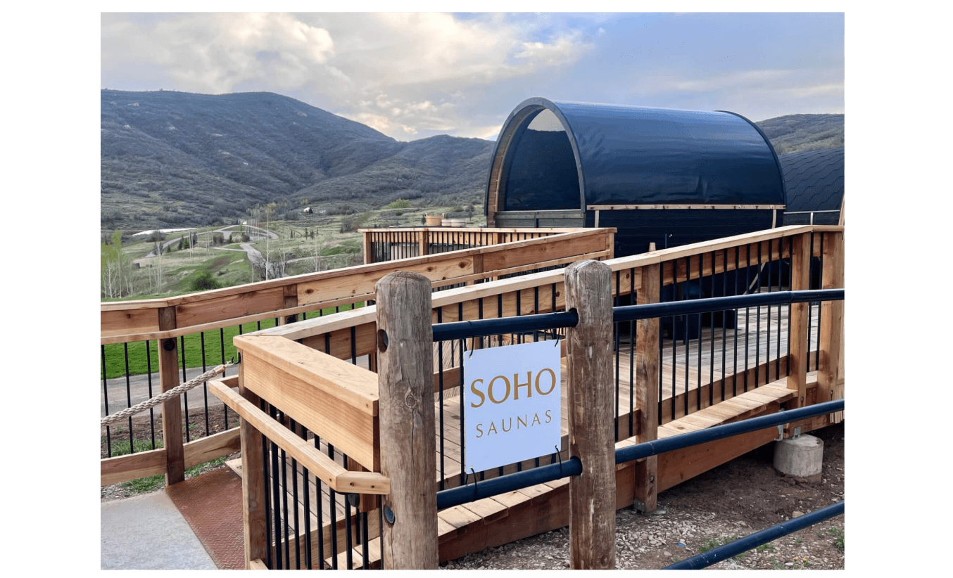 Locals, international athletes embrace new sauna experience at Soldier Hollow