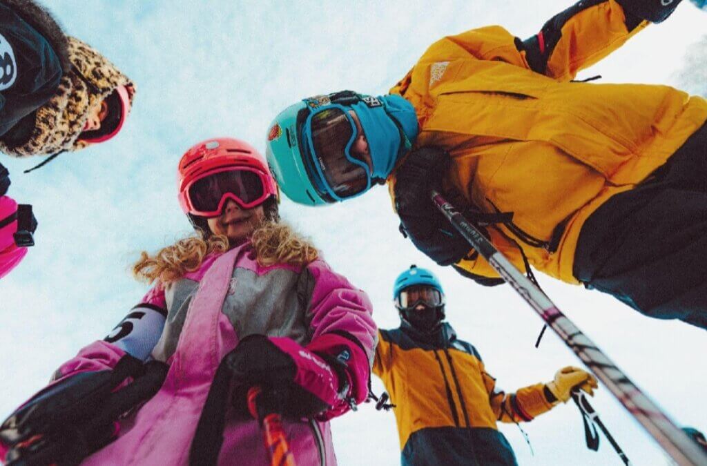 Kids at Powder Mountain for Grom Fest.
