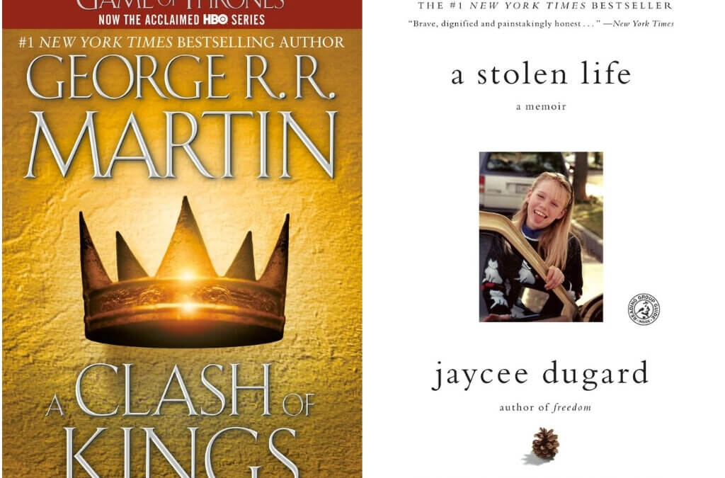 "A Clash of Kings" by George R.R. Martin and "A Stolen Life: A Memoir" by Jaycee Dugard met Utah's statewide threshold for removal from public schools April 27, bringing the list to 34 titles.