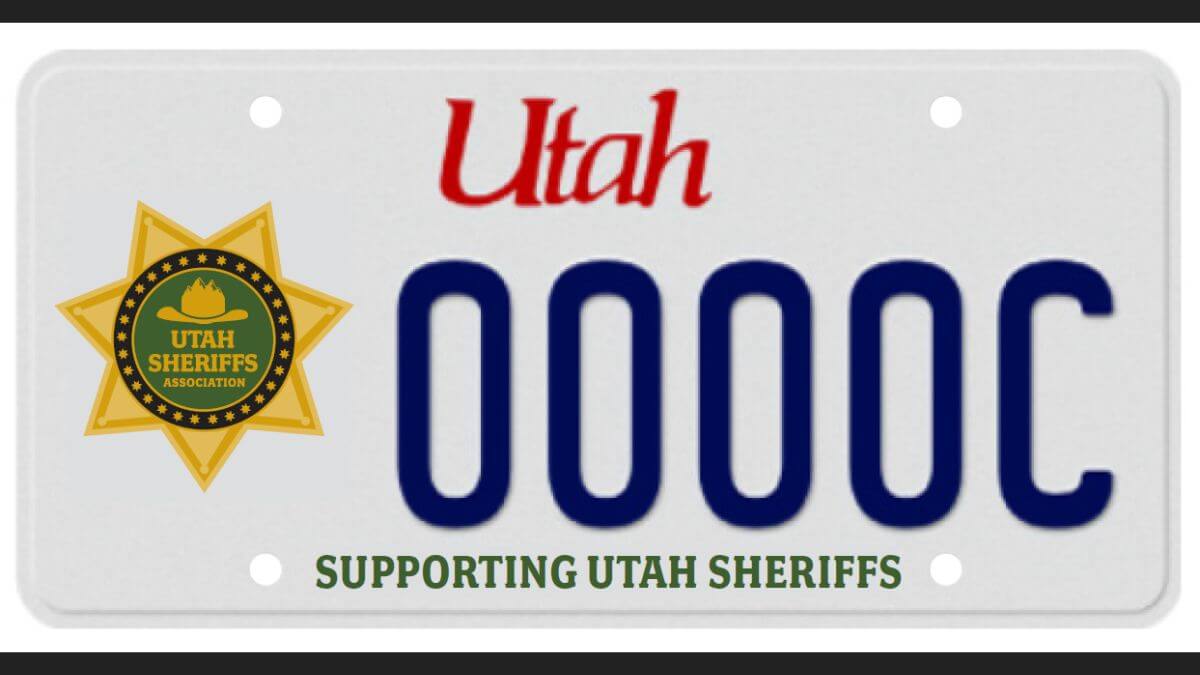 Utah Sheriffs Association launches specialty license plate to fund public safety programs