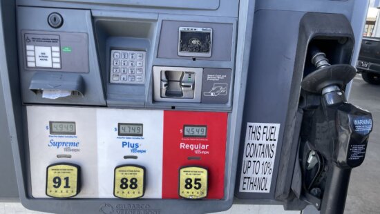 Gas prices are surging, leaving consumers paying more at the pump. Kimball Junction Chevron April 14, 2026.