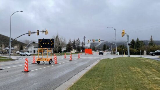 Construction on Kearns Blvd.