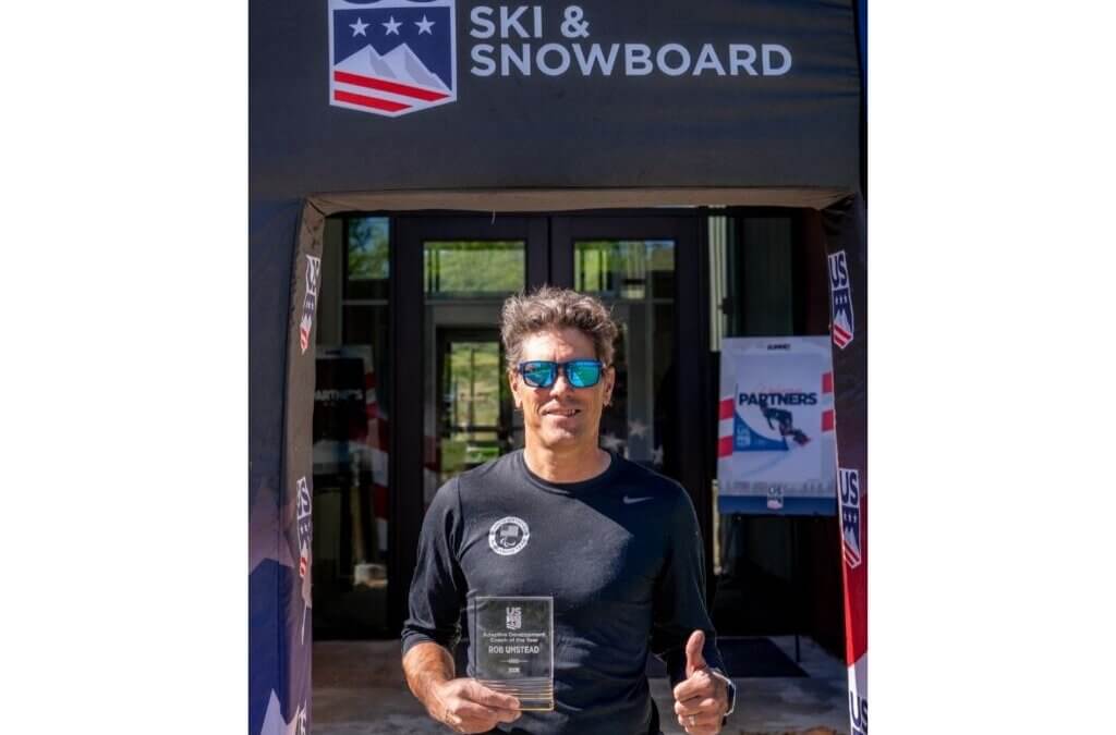 National Ability Center High Performance Team Head Coach Rob Umstead was recognized as U.S. Ski & Snowboard Adaptive Development Coach of the Year for his work supporting adaptive athletes in training and competition.