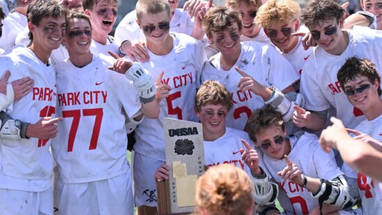 Park City High School Boys win Lacrosse State Championships.