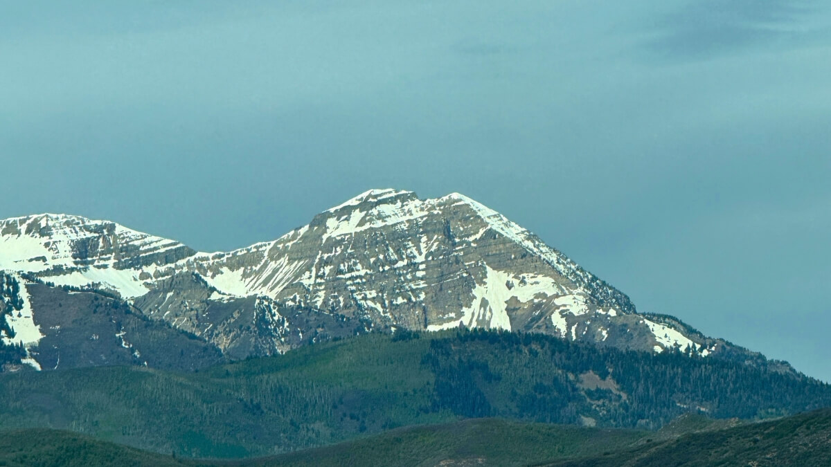 The horse head on Mount Timpanogos. May 22, 2026. Photo: