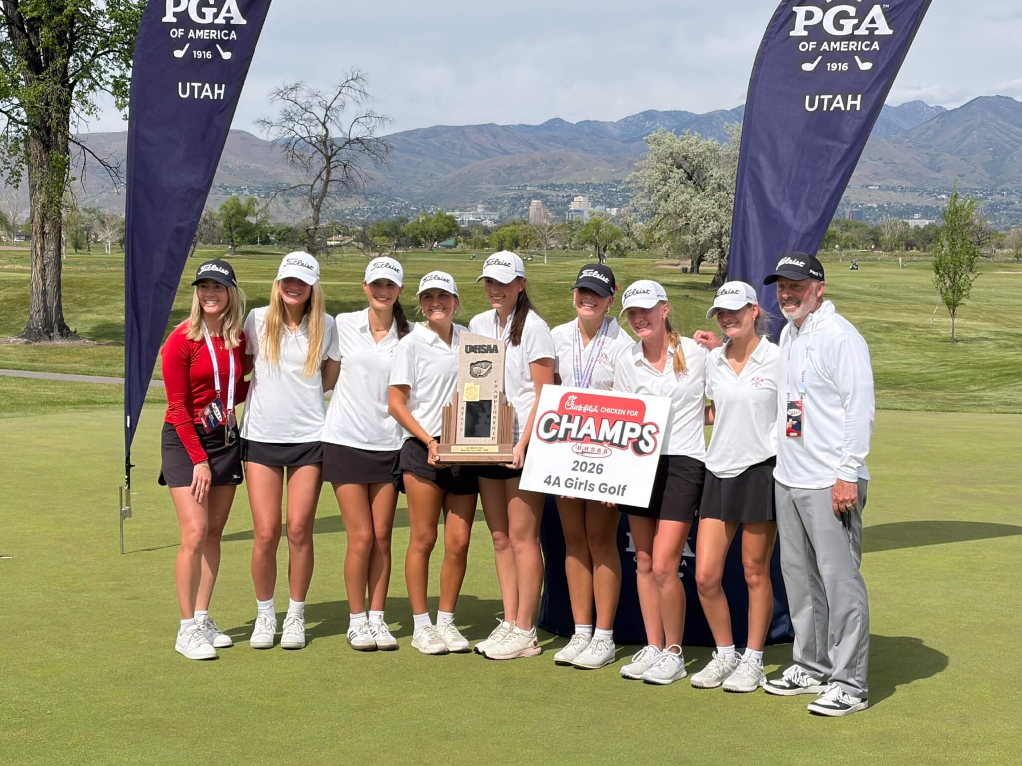 The top of the podium for the Miners.