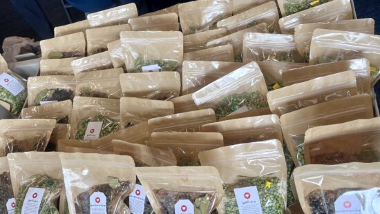 Batch-of-scratch soup ingredients from Temple Har Shalom to the Park City School District Community Outreach program via the Park City Education Foundation.