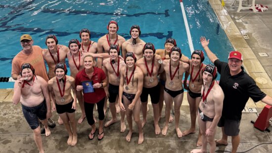 Park City Water Polo’s 16U boys team finished second at the Utah State Club Championships after a dramatic playoff run that included a comeback semifinal win over Murray. Photo courtesy of Park City Water Polo.