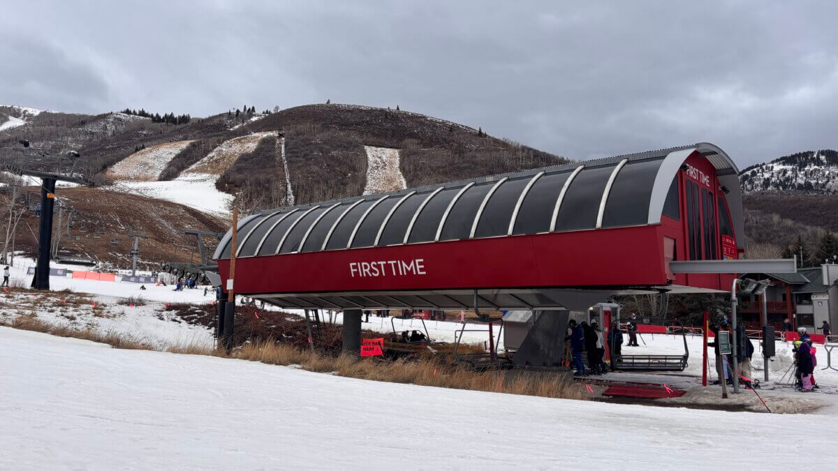 First Time Chairlift at Park City Mountain Dec 21, 2025
