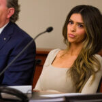 Taylor Frankie Paul appears in Third District Court for a hearing regarding protective orders between her and her former partner Dakota Mortensen in Salt Lake City, Thursday, April 30, 2026.
