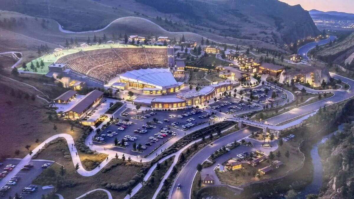 A rendering of the proposed Vesper Amphitheater would have a 20,000 person capacity.