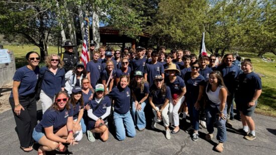 The Young Mens Service League volunteered at the annual Memorial Day veteran remembrance program.