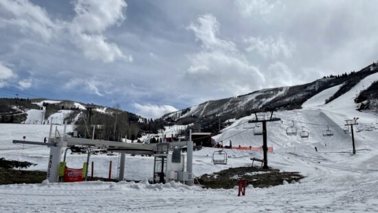 The base of Eagle Lift at Park City Mountain.