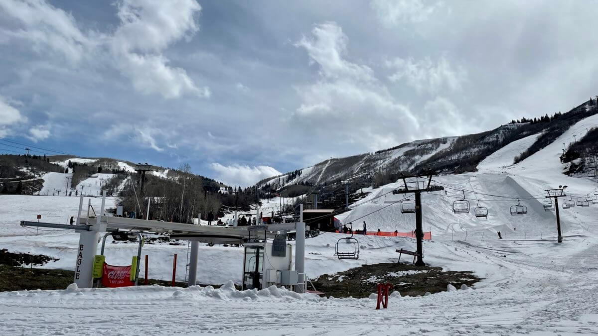 The base of Eagle Lift at Park City Mountain.