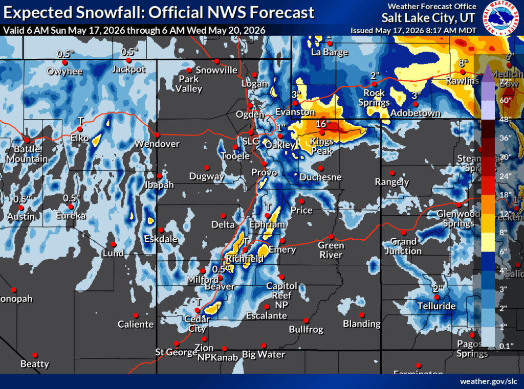 Late spring storm to bring several inches of snow to Park City Sunday ...