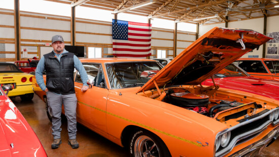 Among the collections in the museum that have been added since Richard and Rita Erickson passed away in 2018 and 2007, respectively, is Building 22’s collection of mint-condition muscle cars.