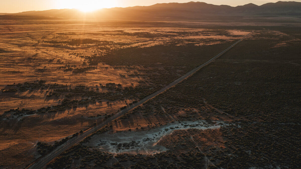 The sun rises over a part of Hansel Valley, in Box Elder County, near the proposed Stratos Project, a massive data center planned for 40,000 acres of land, on Thursday, May 28, 2026.