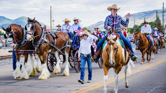 Red White and Blue Festival Parade.