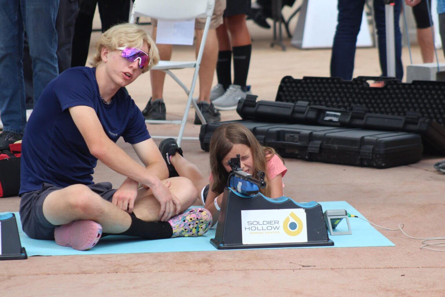 Try biathlon on Olympic Day at SoHo during Bike Fest.