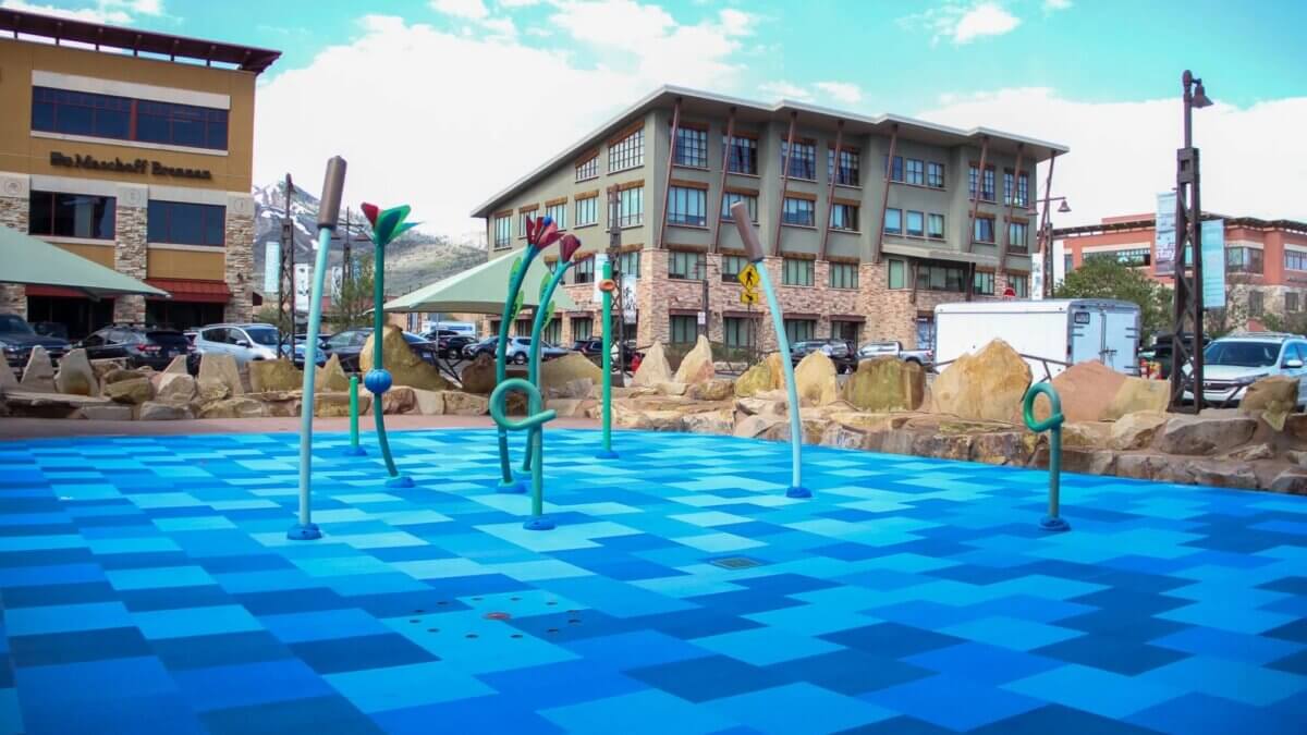 The Basin Rec's Splash Pad.
