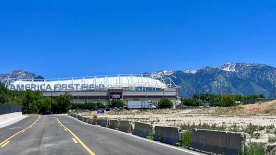 RSL Real Salt Lake Stadium, where the FIFA World Cup team from Bosnia and Heregovina are utilizing as a training site.