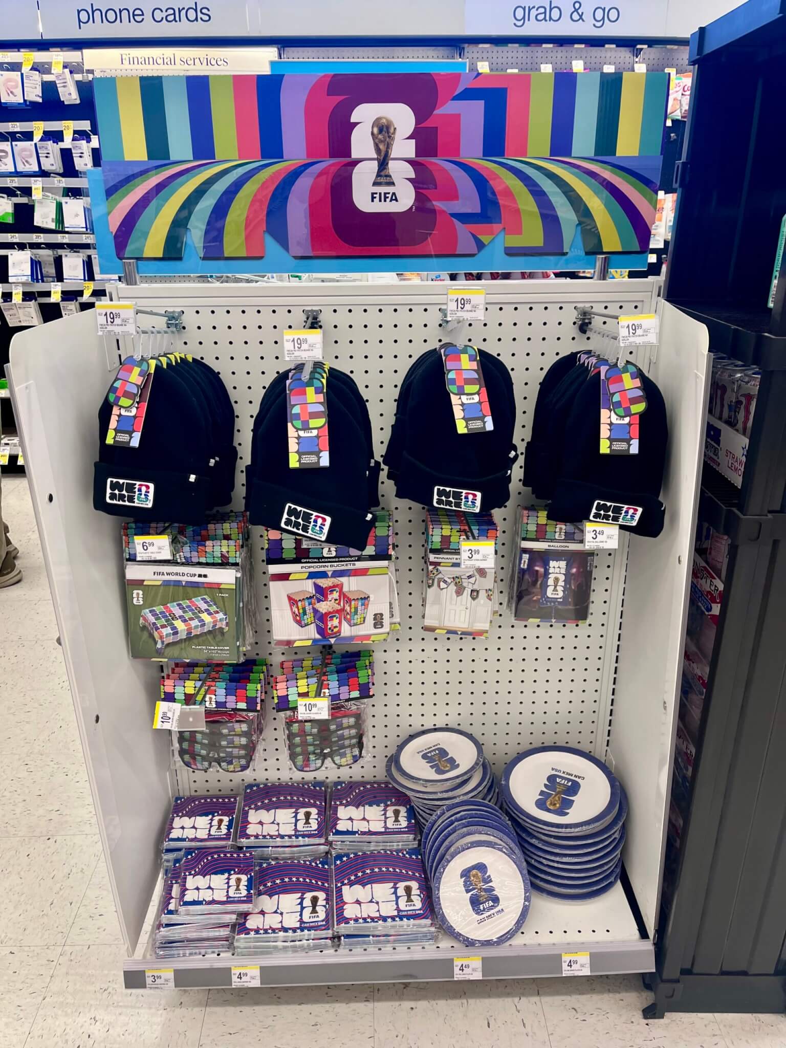 World Cup merch in stores now.