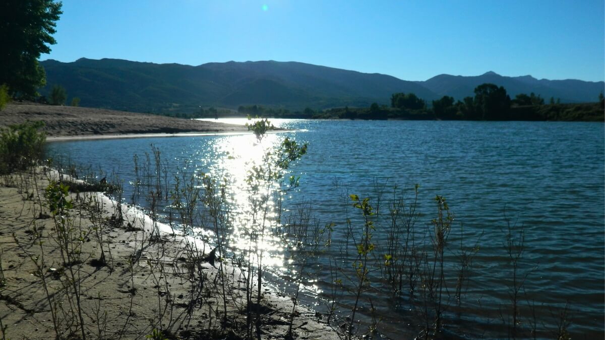 Pineview Reservoir.