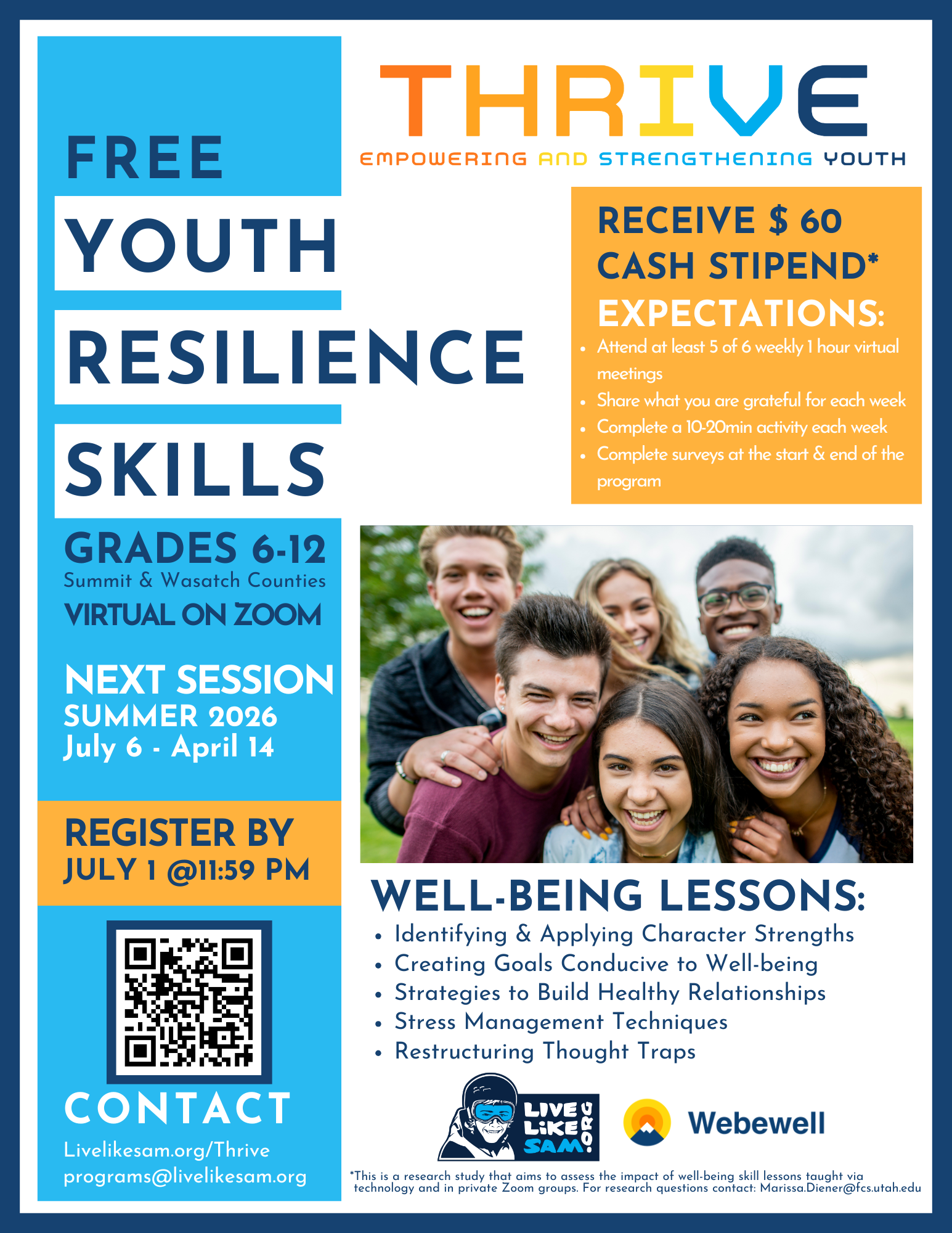 Thrive Summer 2026 – English