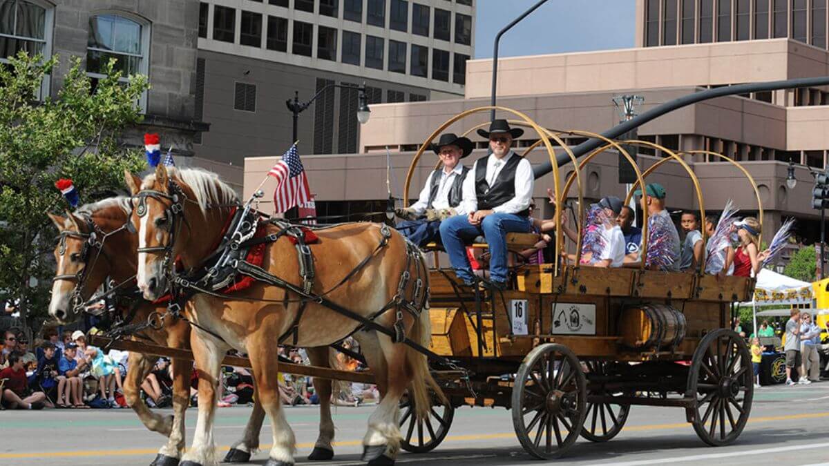 Days of '47 Parade in Salt Lake City.