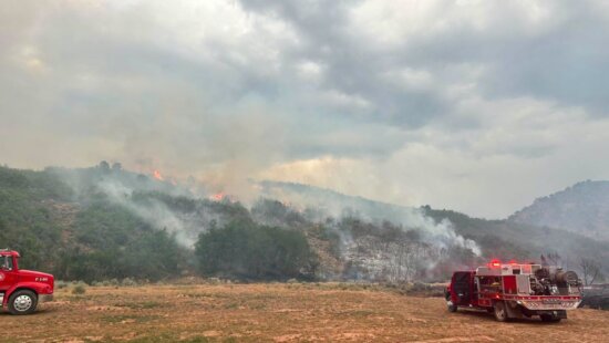 The Meeks Fire in Wasatch County.