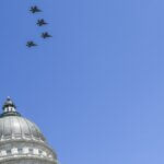 Fighter jets will streak across Utah skies in celebration of America250.