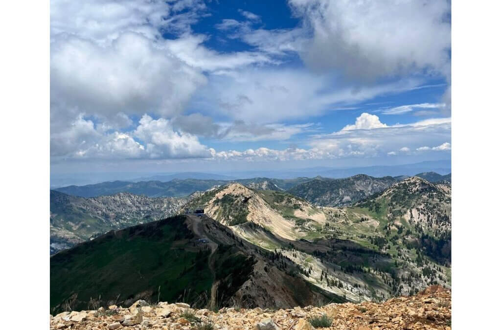 American Fork Twin Peaks, where a hiker was fatally struck by lightning near the east summit on July 18, 2026.
