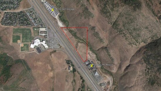 The proposed Lincoln View development would place apartments and commercial space on the east side of a 23-acre Rasmussen Road property and for-sale condominiums on the west. The conceptual plan has not received land-use approval.