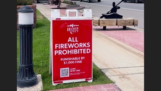 Heber City and others in Wasatch County are continuing the fireworks ban from July 4 into Pioneer Day.