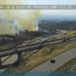 The Millcreek Fire at the mouth of Parleys Canyon.