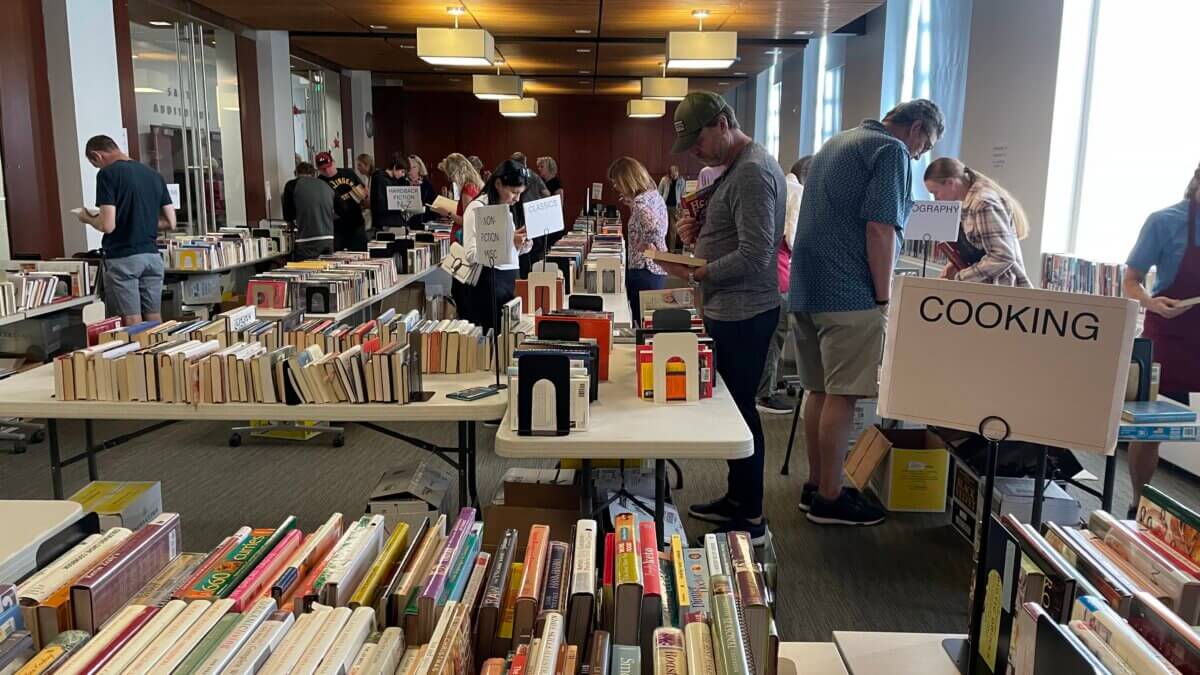 Friends of the Park City Library hosts two book sales per year to fundraise for library events and services.
