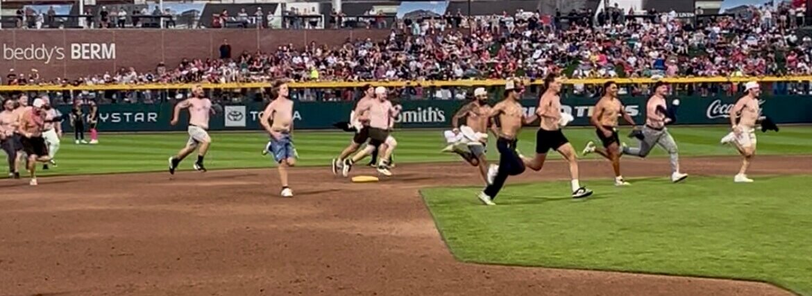Dad bod race, Banana Ball World Tour in Salt Lake City.