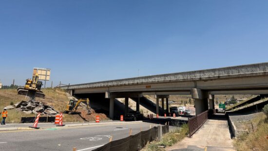 Construction begins on new Jeremy Ranch bridge.