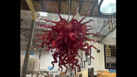 Both established and now-new customers of the Park City Habitat ReStore are talking about this sculpture donated wondering if its a Chihuly or simply Chihulyesque.