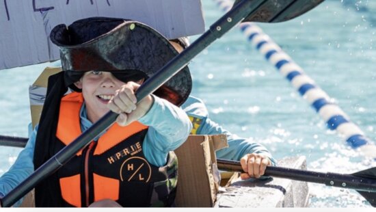 Cut up, tape up, dress up, gear up for the Cardboard Boat Race.